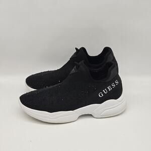 Guess Women’s Slip on Studded Running Athletic Sneaker Shoes Black Size 8.5M